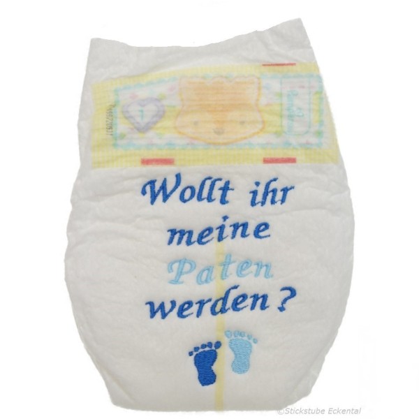 Windel Taufe Paten
